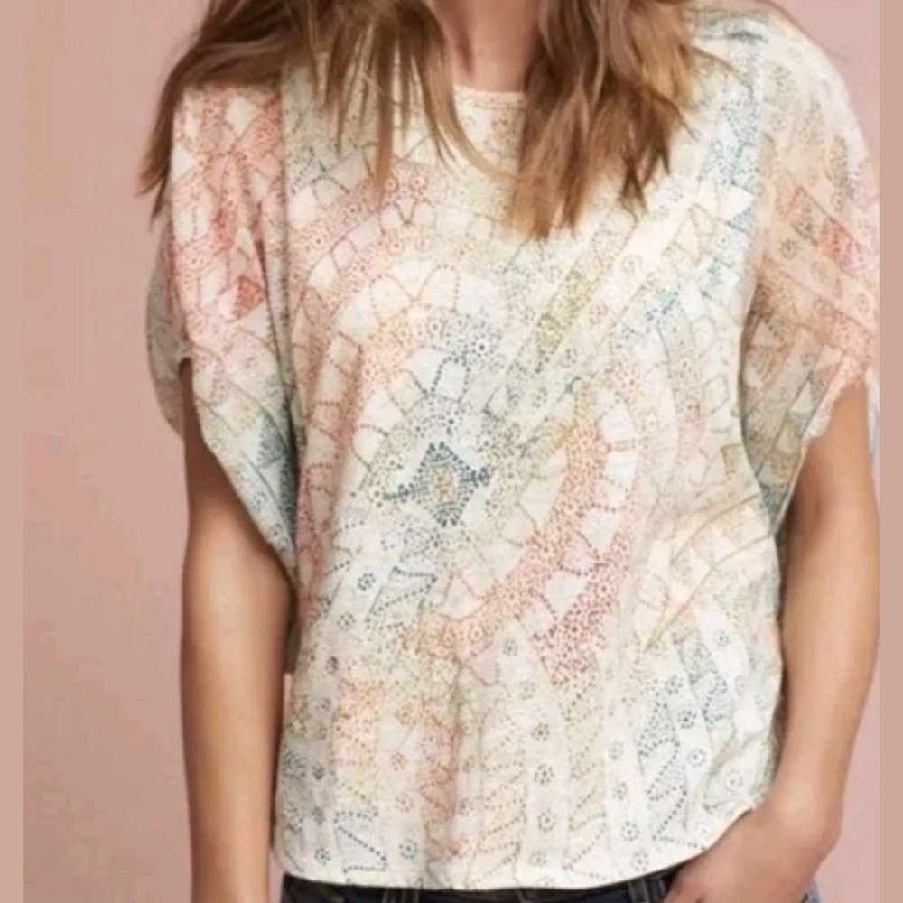 ANTHROPOLOGIE ERI + ALI BRIONY BLOUSE